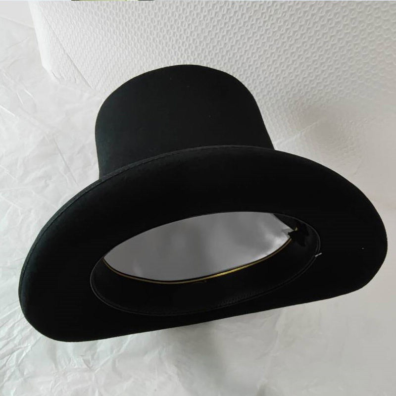 Victorian Men'S Formal Wear - Cappello a Cilindro Alto in Feltro