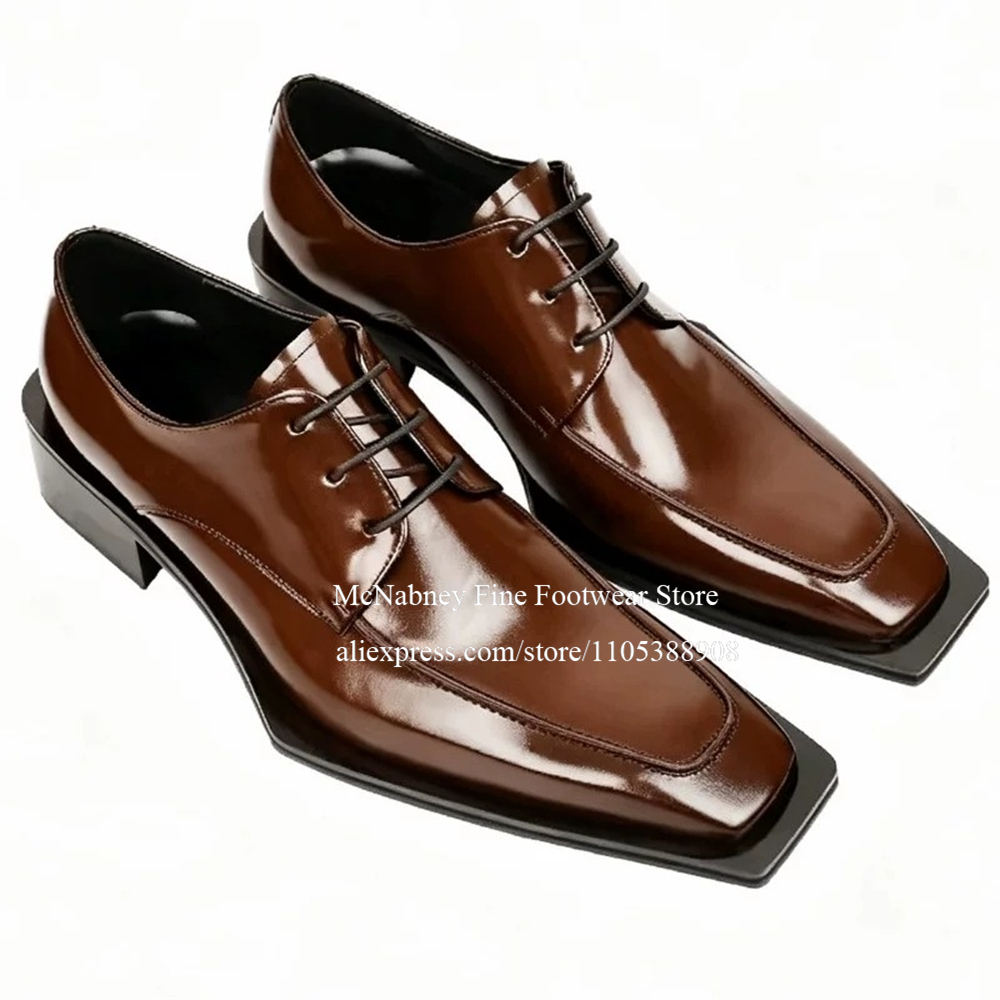 Men Formal Wear Wedding - Scarpe Eleganti in Pelle con Borchie,