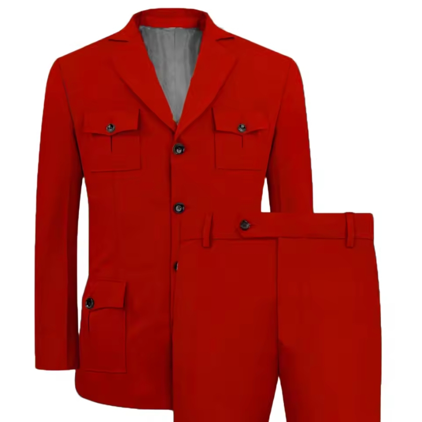 Abiti da uomo Jakcet Casual Kh - Khaki Formal Wear Men recensione e prezzo