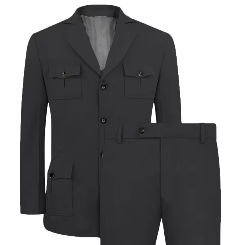 Abiti da uomo Jakcet Casual Kh - Khaki Formal Wear Men recensione e prezzo