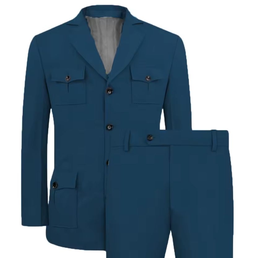 Abiti da uomo Jakcet Casual Kh - Khaki Formal Wear Men recensione e prezzo