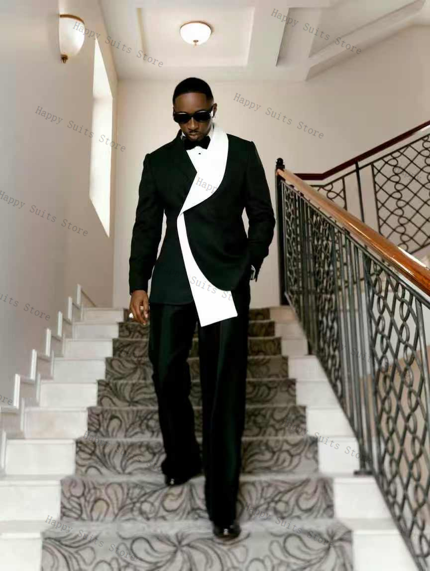 Completo Uomo Bianco e Nero 2  - Men Formal Wear With Coat recensione e prezzo