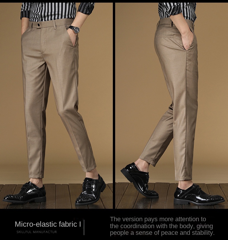 Pantaloni da abito estivi da u - Khaki Formal Wear Men recensione e prezzo