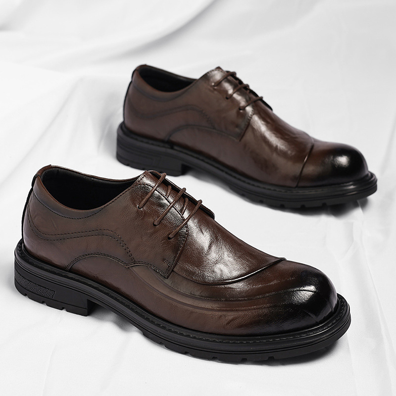 Scarpe stringate in vera pelle - Men Formal Wear Wedding recensione e prezzo