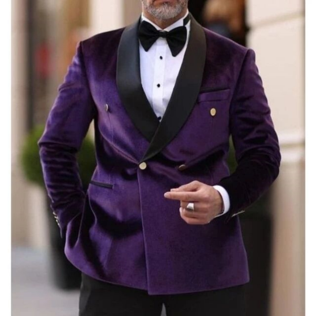 Abito da uomo in velluto XS-6X - Men Formal Wear With Coat recensione e prezzo