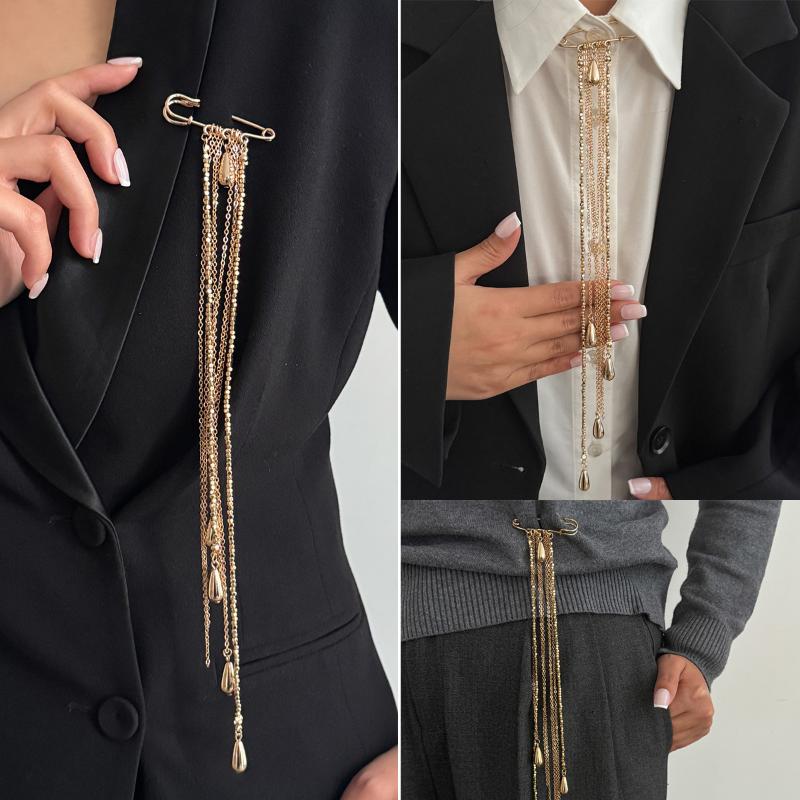 Elegante Spilla a Goccia d'Acq - Mens Formal Look recensione e prezzo