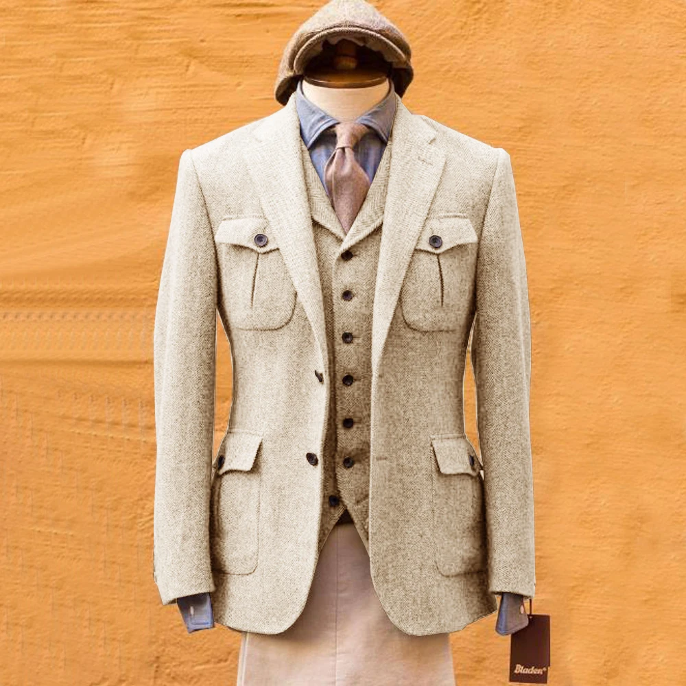 Abito da uomo a spina di pesce - Mens Formal Look recensione e prezzo