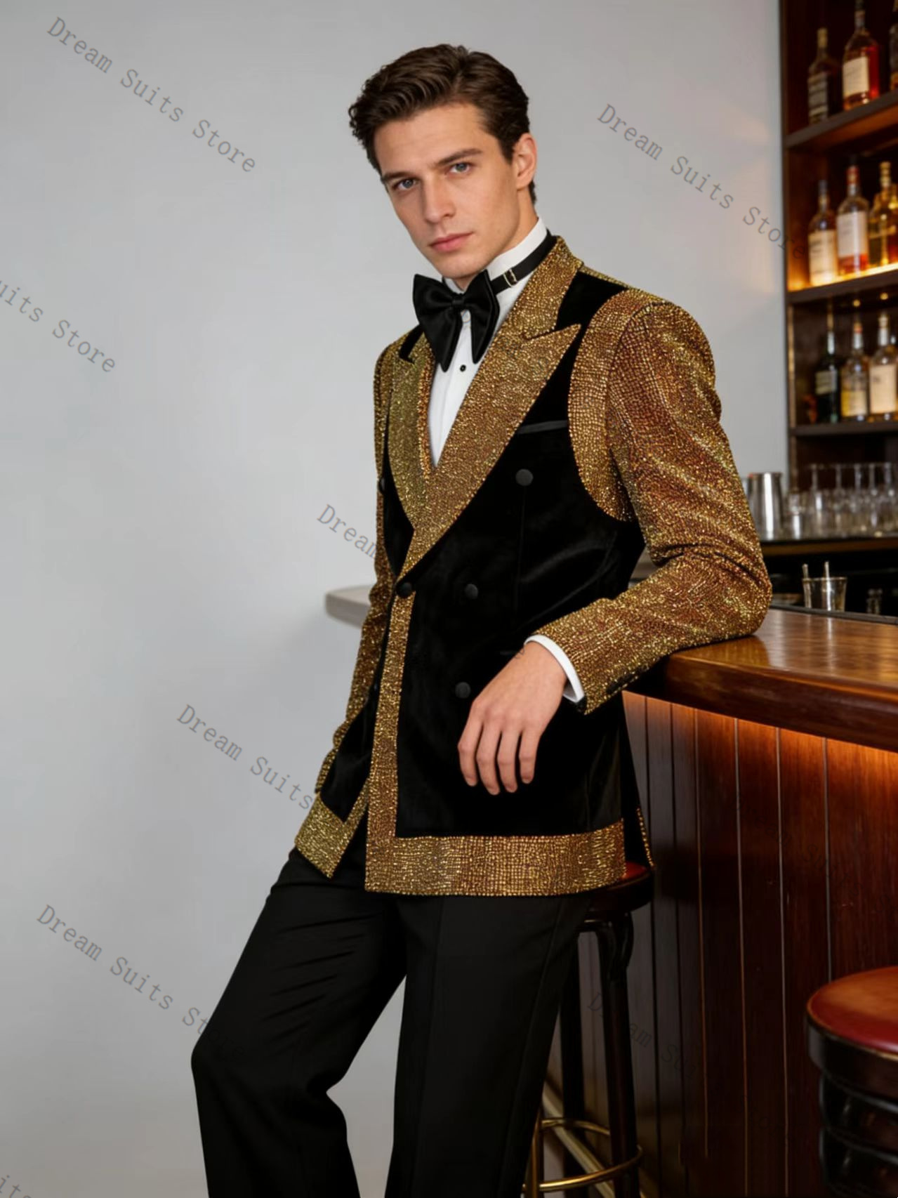 Completo da Uomo Golden Crysta - Men Formal Wear With Coat recensione e prezzo